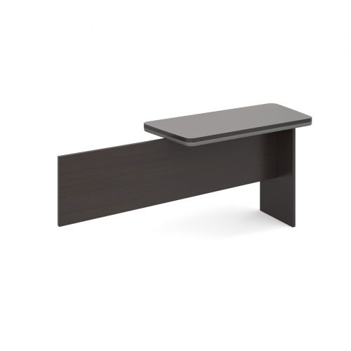 Magnum executive desk return 1120mm x 500mm - dark oak