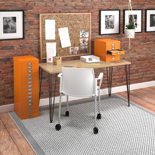 Bisley multi drawers with 10 drawers - orange | B10MDOR | Bisley