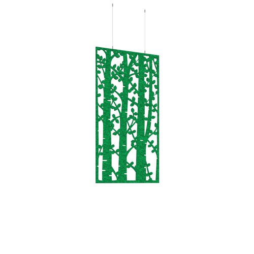 Piano Chords acoustic patterned hanging screens with hanging wires and hooks