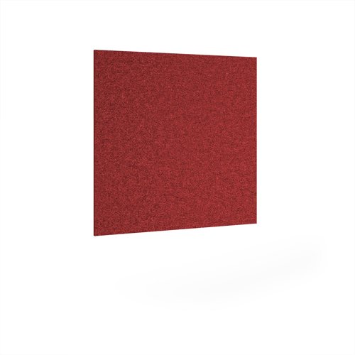 Plain Acoustic Ceiling - Wall Tiles 590w - Pure Red eco-friendly office product