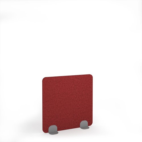 Plain Acoustic Floor Standing Silver Metal Base Legs 1200w 1200h - Pure Red