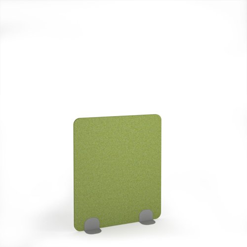 Plain Acoustic Floor Standing Silver Metal Base Legs 1200w 1400h - Fruit Green