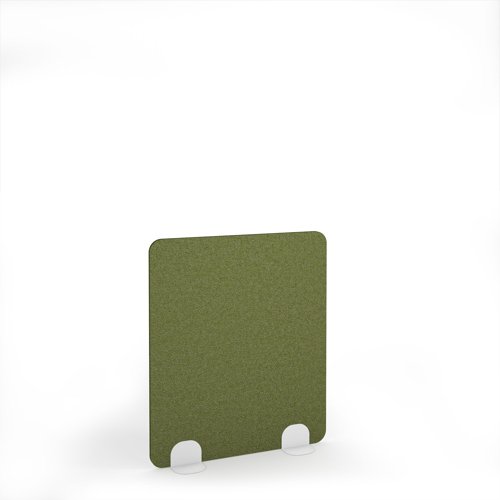 Plain Acoustic Floor Standing White Metal Base Legs 1200w 1400h - Reed Green