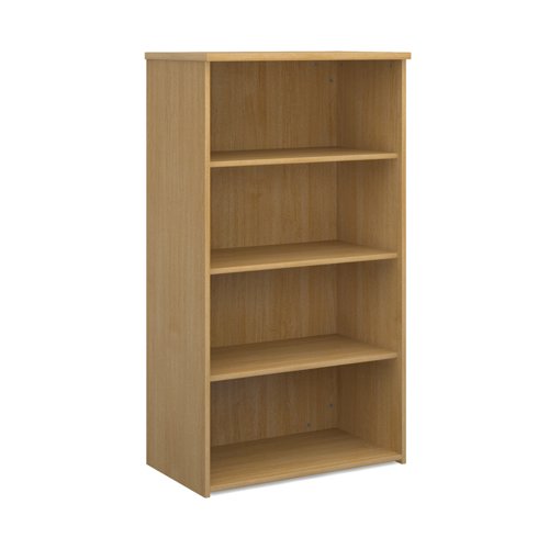 Dams 3 Shelf Bookcase 1440H/800W/470D 25mm Top Oak