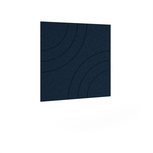 Radi Acoustic Ceiling - Wall Tiles 590w - Dark Blue eco-friendly office product
