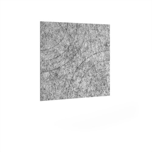 Radi Acoustic Ceiling - Wall Tiles 590w - Dark Silver Grey eco-friendly office product