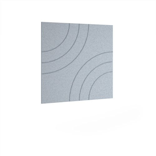 Radi Acoustic Ceiling - Wall Tiles 590w - Light Grey eco-friendly office product