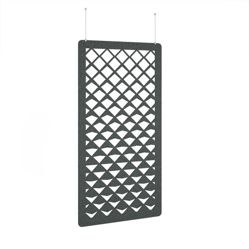 Reflection Hanging Panel 1200w - Moonlight Grey eco-friendly office product