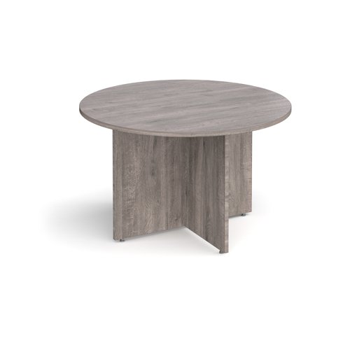 Circular Boardroom Table 1200mm Grey Oak RT12GO