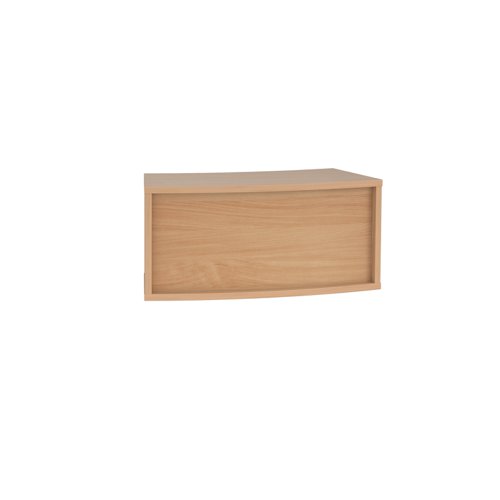 Denver reception 45° curved top unit 800mm - beech | RUHC8H-B | Dams International