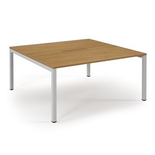 Connex scalloped 1600 x 1600 x 725mm back to back desk ( 2 x 1600mm )