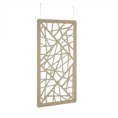 Shatter Hanging Panel 1200w - Dark Camel
