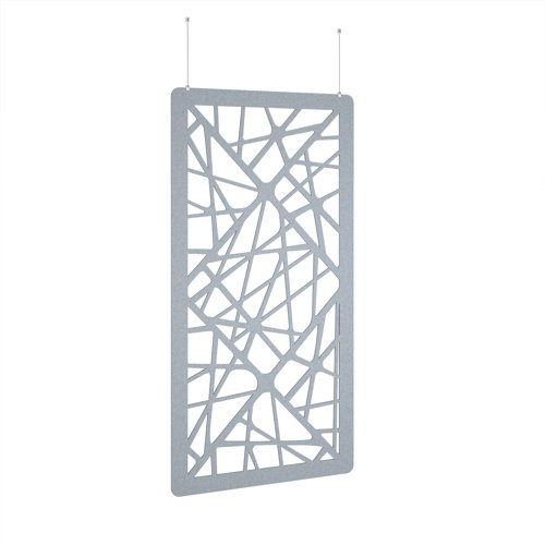 Shatter Hanging Panel 1200w - Light Grey