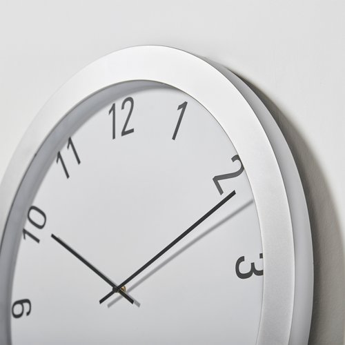 SIWC Sirius giant wall clock 600mm - Grey & White