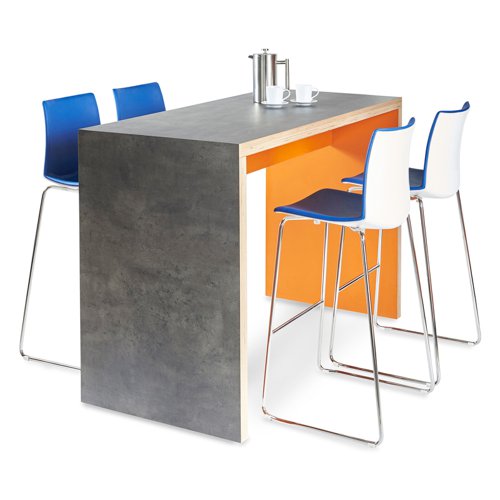 Slab Poseur benching solution dining table 1600mm wide