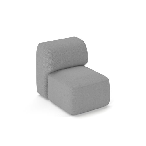 Snuggle modular soft seating small sofa with back - made to order