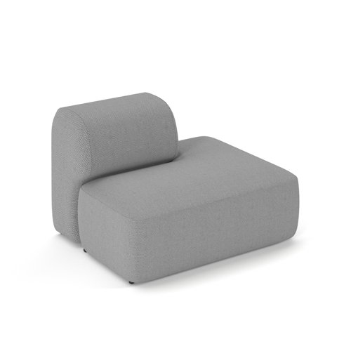Snuggle modular soft seating large end sofa with right hand back - made to order