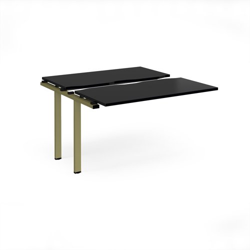 Adapt sliding top add on unit single 1200mm x 1200mm - green frame, black top