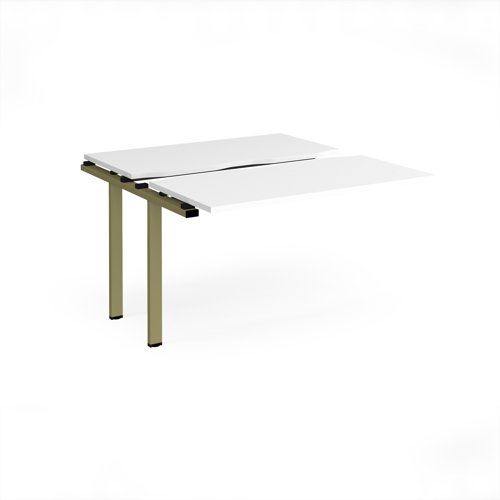 Adapt sliding top add on unit single 1200mm x 1200mm - green frame, white top