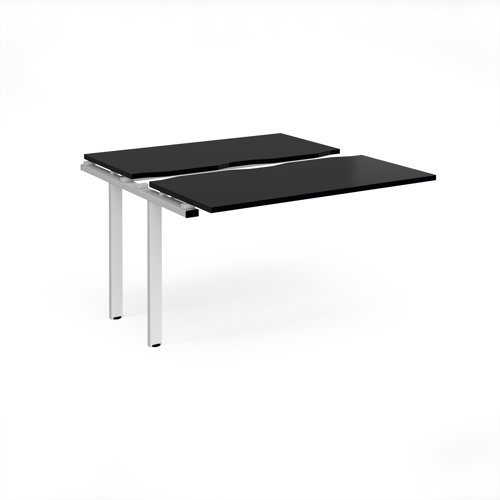 Adapt sliding top add on unit single 1200mm x 1200mm - white frame, black top