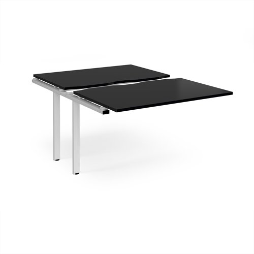 Adapt sliding top add on unit single 1200mm x 1600mm - white frame, black top