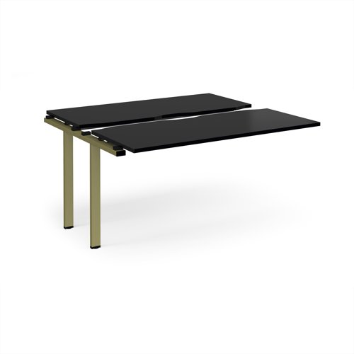 Adapt sliding top add on unit single 1400mm x 1200mm - green frame, black top