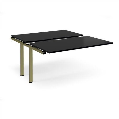 Adapt sliding top add on unit single 1400mm x 1600mm - green frame, black top