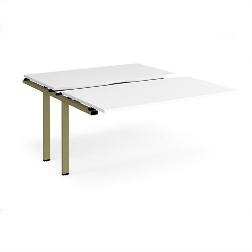Adapt sliding top add on unit single 1400mm x 1600mm - green frame, white top