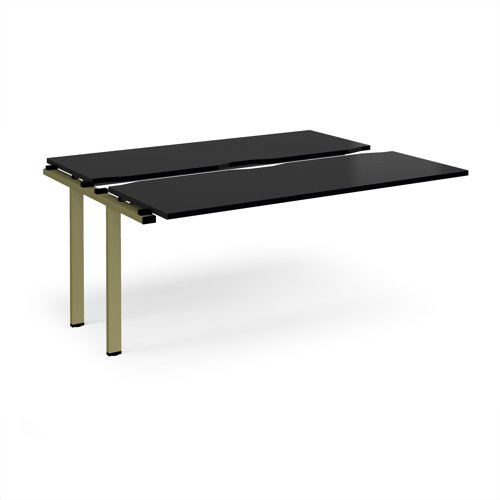 Adapt sliding top add on unit single 1600mm x 1200mm - green frame, black top