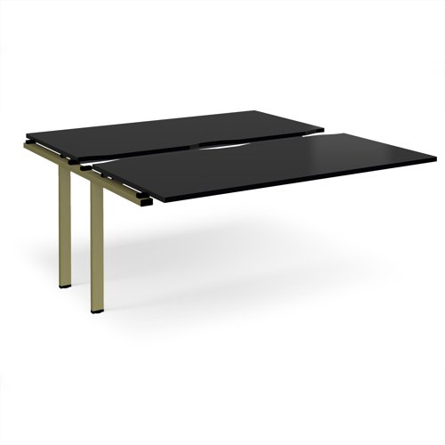 Adapt sliding top add on unit single 1600mm x 1600mm - green frame, black top