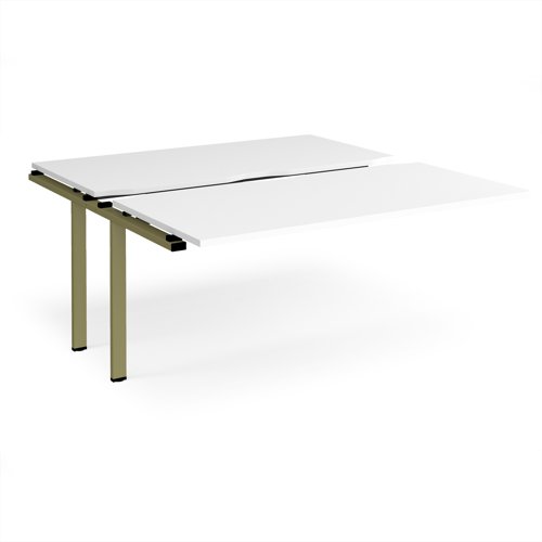 Adapt sliding top add on unit single 1600mm x 1600mm - green frame, white top