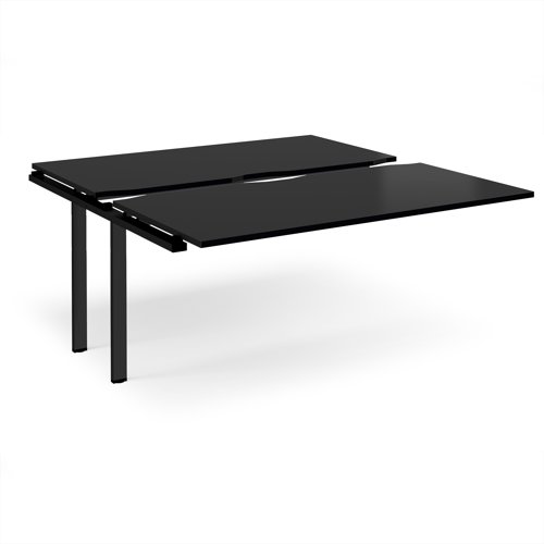 Adapt sliding top add on unit single 1600mm x 1600mm - black frame, black top