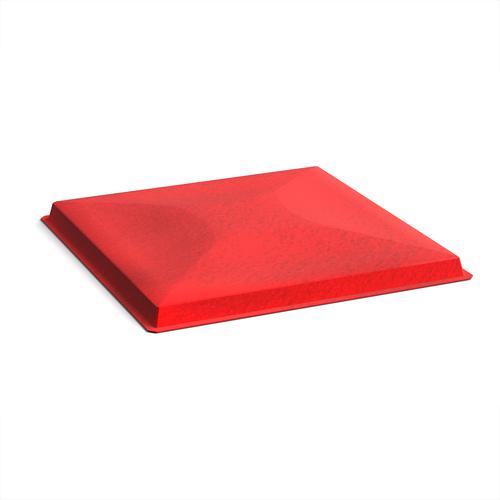 Acoustic Felt Fabric Ceiling Grid System Tiles 10 Pack Red