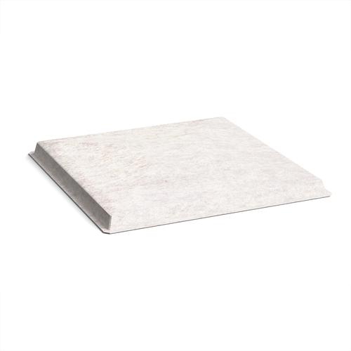 Acoustic Felt Fabric Ceiling Grid System Tiles 10 Pack White