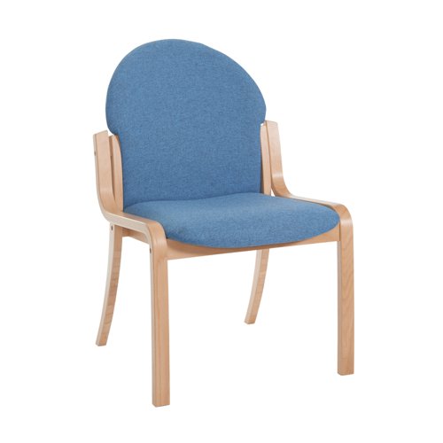 Tamar wooden frame conference chair with no arms - made to order