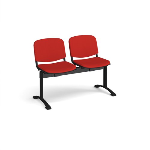 Taurus fully upholstered seating - bench 2 wide with 2 seats