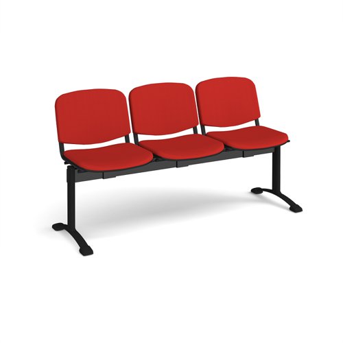 Taurus fully upholstered seating - bench 3 wide with 3 seats
