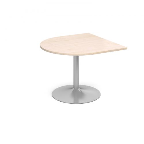 Trumpet base radial extension table 1000mm x 1000mm - maple