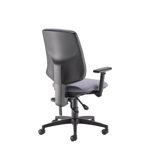 Tegan fabric PCB operator chair with 2D arms - made to order