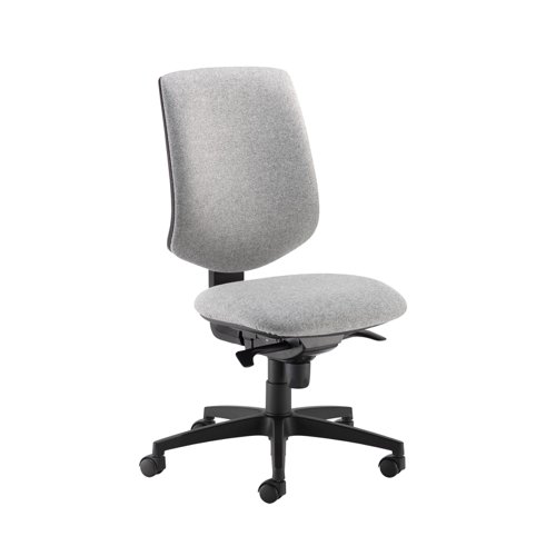 Tegan fabric asynchro operator chair with no arms - made to order