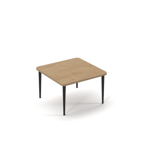 Trinity square coffee table 700 x 700mm - kendal oak top