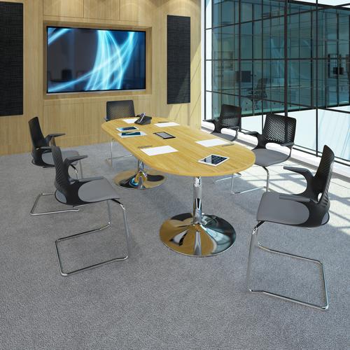 Trumpet base radial extension table Boardroom Tables M-TB10D