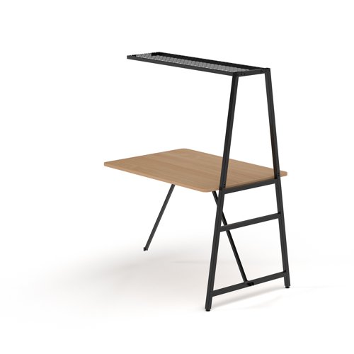 Trellis modular worktable 1400 wide add on unit in beech