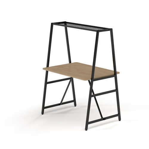 Trellis modular worktable 1400 wide starter unit in kendal oak