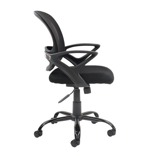 Tyler mesh back operator chair with black frame | TYL-300T1-K | Dams International