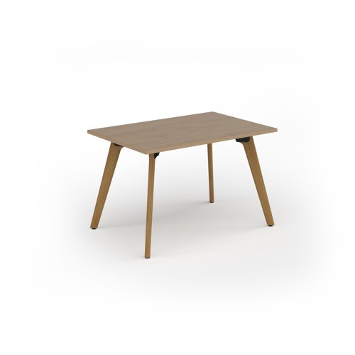 Unity dining table 1200w x 800d with 4x solid oak legs, top in kendal oak