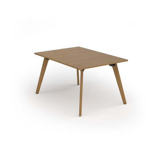 Unity worktable 1000w x 1400d with 4x solid oak legs, top in oak