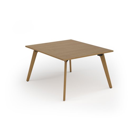 Unity worktable 1200w x 1400d with 4x solid oak legs, top in oak