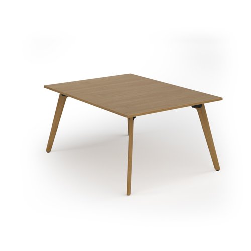 Unity worktable 1200w x 1600d with 4x solid oak legs, top in oak