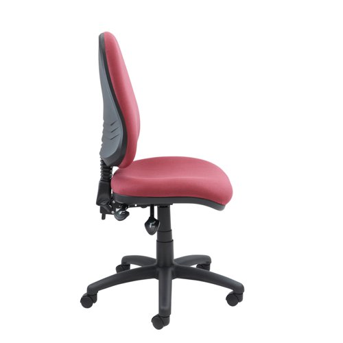 V100-00-BU | The Vantage 100 fabric chair is the comfortable and affordable, no-nonsense, task office chair which is a highly versatile and suitable for a wide range of different tasks and applications. Available from stock in 5 finishes, the contoured seat, back height and back rake adjustment and adjustable seat height increase sitting ease for long periods of time.
